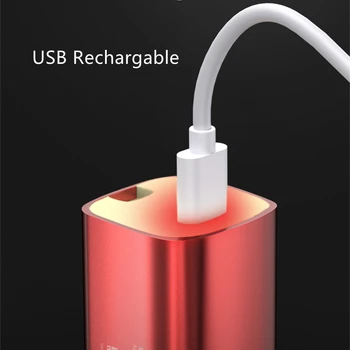 USB Įkraunamas LED Žibintuvėlis atsparus Vandeniui kempingas Nešiojamų Šviesos Zoomable Fakelas Mini 