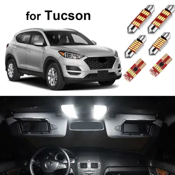 Canbus Led Lemputė Hyundai Tucson 2019 2020 2021 Automobilį, Led Salono Apšvietimas Žemėlapio Dome Kamieno Licenciją Plokštelės Šviesos