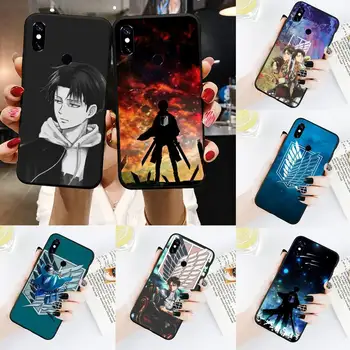 Išpuolis Titan Anime Telefoną Atveju Xiaomi Redmi 4 Pastaba 4x 5 6 7 8 pro S2 PLUS 6A PRO