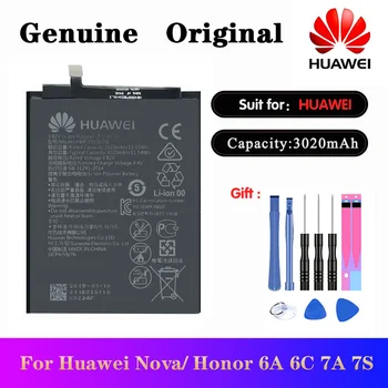 3020mAh HB405979ECW Baterija Huawei Y6 2017 / Y6 Pro 2017 / Garbė žaisti 6 MYA-L11 MYA-L41 MYA-L03 L23 L02 L22 Telefono Batteria
