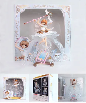 Cardcaptor Sakura Pav Aišku Kortelės Kinomoto Sakura Yue PVC Veiksmų Skaičius, Žaislų Japonų Anime Skaičius Suaugusiųjų Kolekcijos Modelis Lėlės
