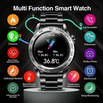 Smart Watch Vyrų GPS Kelio Įrašymo Sport Fitness Tracker jutiklinių Temperatūrą, Stebėti Širdies ritmą Smartwatch Už 