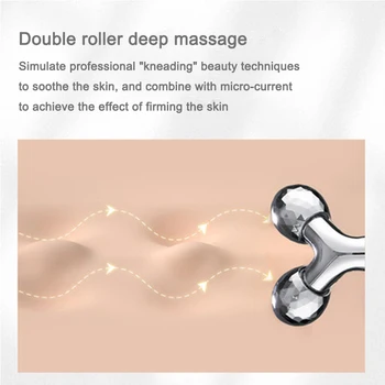5 Spalvų 3D Roller Massager Pasukti 360 Plonas Veido, viso Kūno Formos Massager Kėlimo Raukšlių Valiklis Veido Masažas Atsipalaidavimo Priemonė
