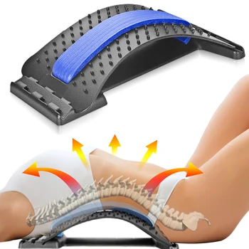 Kelių lygių Reguliuojamas Juosmens Stuburo Neštuvų Magnetinio Atgal Massager Neštuvų Mašina Skausmą Nugaros Tempimo Prietaisas
