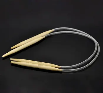 Carbonized Bambuko Apskrito Mezgimo Virbalai Skaidrus Vamzdelis puošybinės 40/50/80cm Ilgio Mezgimo Megztinis Siuvimo Įrankiai