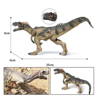 Modeliavimo Statinio Dinozaurų Modelis Plastiko Kilnojamojo Žandikaulio Modelio Ornamentu Gyvūnų Dinozaurų Žaislas Dinozaurai Modelis Allosaurus Rinkti K2C9