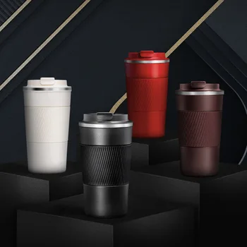 2020 m. Naujo Dizaino 500ML Termosas Kavos Puodelis Dvigubos Sienelės 316 Nerūdijančio Plieno Izoliuotas Vakuuminės Kolbos Thermocup Kelionės Kavos Puodelis