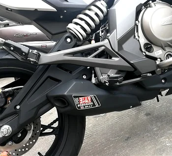 Motociklų Išmetamųjų Vamzdžių Lipdukas Lipdukas Aliuminio 3D Karščiui atsparūs Lipdukai Lipdukas, Skirtas Skorpionas Leovince Dvi Brolis Rodyklių