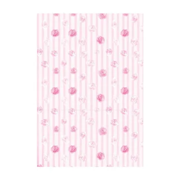 Saldus Rožinės spalvos Rožių Žiedų Tapetai Kambarį Mergina Miegamasis Poilsio Namų Dekoracijas 3D PVC Lipni Sienos Popieriaus