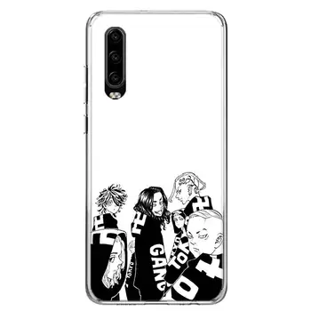Tokijo Revengers Anime Telefoną Atveju Huawei P40 30 P20 Mate 30 20 10 Pro P10 Lite P Smart Z + 2019 Dovana Coque Padengti Rubisafe