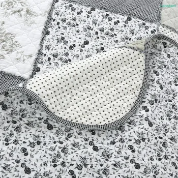 Amerikietiško stiliaus Lovatiesė Ant lovos Atogrąžų Patalynės Rinkinys, Skirtas Namų Tekstilės Quilting Coverlet Padengti, Antklodė, pagalvių Užvalkalai 3pcs