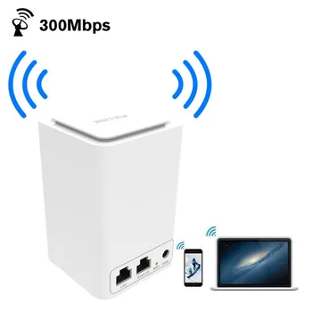 PIXLINK 300Mbps Wireless Mini Maršrutizatoriaus WiFi Range Extender anglų Kalba Maršrutizatorius Firmware/Kartotuvas/AP Režimu 1WAN+1LAN RJ45 Uostuose