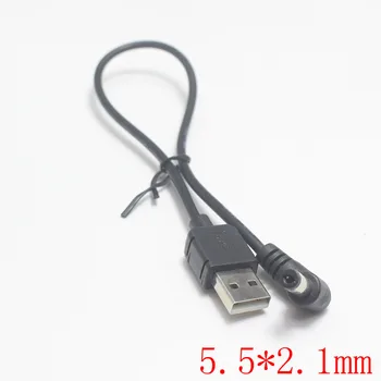 1pcs 3A-5A Didesnių dabartinis USB 2.0 į nuolatinės SROVĖS Elektros Kištukas 5.5*2.5 5.5*2.1 4.8*1.7 4.0*1.7 3.5*1.35 2.5*0.7 mm PSP HUB Tablet PC