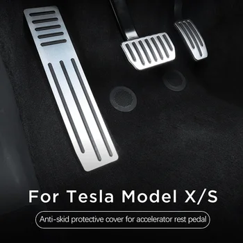 1 Rinkinys 3 Vnt Degalų Stabdžių Kojoms Pedalo Ir Dangtis Tesla Model X/S Auto Reikmenys, Automobilių Stabdžių & Akceleratoriaus Pagalvėlės Pakeitimo