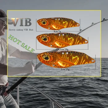 Metalo VIB Žvejybos Masalas Nuskendo Hard Bass Masalu Svorius, 7-15g Jig Vibracijos Isca Dirbtinis Jaukų Pesca Ešerių Žuvų Spręsti 2021