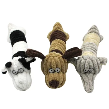 Įdomių Produktų Šuo Stuff Didelis Pliušinis iškamša Dramblys Karvė Minkšti Žaislai Mielas Anti-stresas Naminių gyvūnų Žaislai Šuo Dideliems Šunims