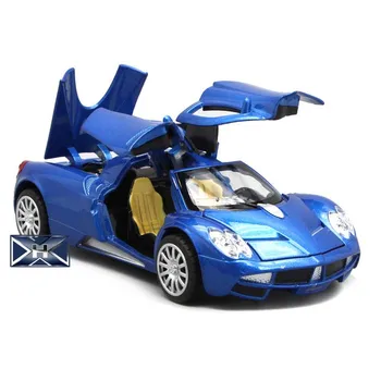 1:32 Pagani Lydinio lydinio Automobilių Žaislo Modelis, Traukti Atgal, Muzikos, Šviesos, Metalo Automobilių žaislai vaikams berniukas vaikams Dovanų