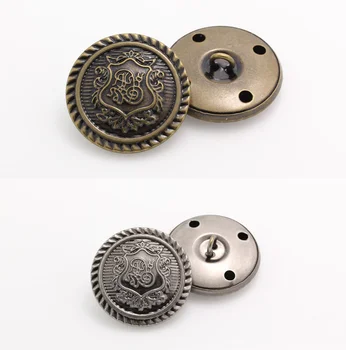 3PCS/DAUG, Aksesuarai, džinsai mygtukas gryno vario, retro bronza kailis mygtuką kelnes metalo mygtuką