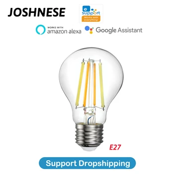 JOSHNESE WiFi Smart Led Lemputės 220V E27 7.5 W Dual-spalvų Lemputės šviesos srautą galima reguliuoti, Kaitinamosios Lemputės EWeLink APP 