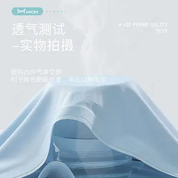 Xiaomi 3pcs Ledo Šilko Kelnaitės Moteris Besiūliai Apatiniai Medvilnės Antibakterinis Tarpkojo Trumpikės Vidurio juosmens Ponios Kelnės Panty