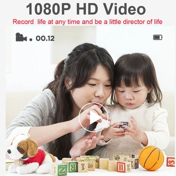 Momentinės vaizdo Kamera Vaikams 1080P HD Skaitmeninė vaizdo Kamera Su Šilumos Foto Popierius Vaikų Kamera, Žaislų, Dovanų Kamera Vaikams