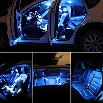 Klaida Balti LED Automobilių Vidaus apšvietimo Paketas Komplektas BMW 3 Serija E36 E46 E90 E91 E92 E93 (1990-2013) LED Salono Apšvietimas
