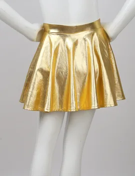 Mergaites, Vaikai Džiazo Šokių Suknelė Tinka, ilgomis Rankovėmis Golfo Viršūnes Užsiliepsnojo Klostuotas Sijonas Vaikų Salė, Šiuolaikinio Šokio Kostiumai