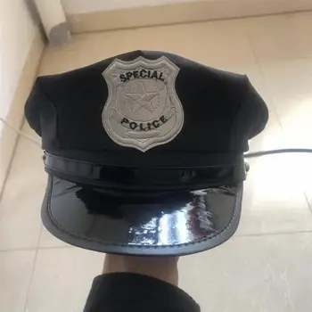 1Pc Kūrybos Aštuonkampis Policijos Bžūp Klasikinis Suaugusiųjų Policijos Skrybėlę Karinės Skrybėlę Etape Parodyti Bžūp Šalies Cosplay Veiklos Maskaradas