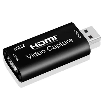 4K 60fps TELEVIZIJOS Linijos USB 3.0-2.0 Video Capture Card HDMI Vaizdo Žaidimas Grabber Įrašyti PS4 Vaizdo Kamerą Perjungti Live Transliacijos