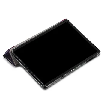 Atveju Funda Samsung Galaxy Tab 10.5 2018 SM-T590 T595 T597 Tablet Odos Sulankstomas Stovas Sunkiai Atveju Rubisafe su Auto Miego Pabusti