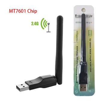 USB 2.0 MT7601 WiFi Belaidžio Tinklo Kortelė 150M 802.11 b/g/n LAN Adapteris su sukiojamomis Antena Nešiojamas KOMPIUTERIS Mini Wi-fi Dongle