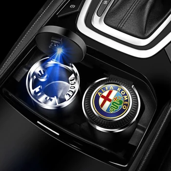 Automobilio Peleninę Su Led Apšvietimas Su Logo Kūrybinė Asmenybė Už Alfa Romeo Giulia Giulietta 159 156 MITO Stelvio 147 Sportiva automobilį