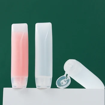3pcs Soft Tube Išspausti Kelionės Butelis Nustatyti Tuščią Stiklainį Kosmetika Veido Valiklis, Šampūnas, Gelis Nešiojamas Su talpinimo Bakas