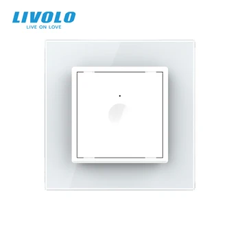 Livolo ES Standartas Nauja Serija Sienos Touch mygtukas,1 Gauja 1Way Touch, AC 220-250,4 spalvų variantų,plastikinis klavišas