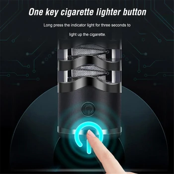 Prabanga Peleninė, Cigarečių dėklas Su USB Volframo Ritė Lengvesni Anti-purvinas Pelenų Surinkimo Slim Dydžio Cigarečių filtrai Automobilių Naudojimo