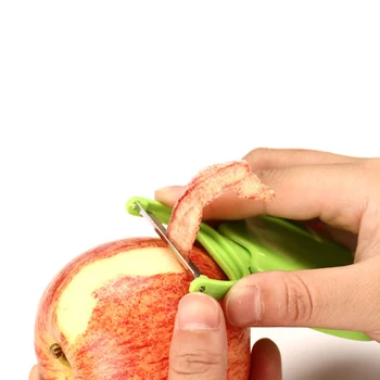 1Pcs Sulankstomas obuolio formos Skustukas Nerūdijančio Plieno Vaisių Parer Tarka Slicer Daržovių Peilis Virtuvės Reikmenys