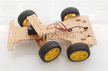 Vairo variklį, 4 ratų 2 Motorinių Protingas Robotas Automobilių Važiuoklės rinkiniai 