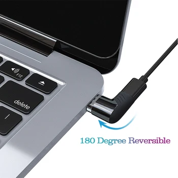 100W USB C Iki TypeC Magnetinio Adapteris Greito Įkrovimo 480Mbps Magnetas Konverteris iPad 