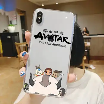 Avatar the Last Airbender anime Telefono dėklas Skaidri minkšta iphone 5 5s 5c se 6 6s 7 8 11 12 plus x mini xs xr pro max