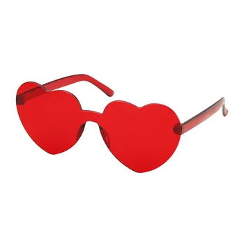 Naujas Mados Meilė Širdies Akiniai Nuo Saulės Moterims Prekės Ženklo Dizaineris Mielas, Seksualus Retro Cat Eye Taškus Saulės Akiniai Raudona Moterų Lunetėmis Gafas
