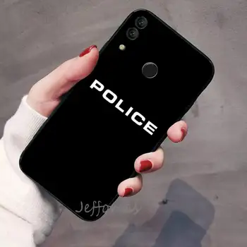 Simbolis Policijos Telefoną Atveju Huawei Honor 7C, 7A 8X 8A 9 10 10i Lite 20 NOVA 3i 3e