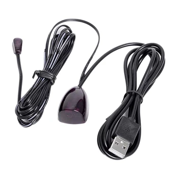 Praktinių USB Adapteris Infraraudonųjų SPINDULIŲ Nuotolinio Extender Kartotuvas Imtuvas Siųstuvas Taikomas Nuotolinio Valdymo Įtaisai