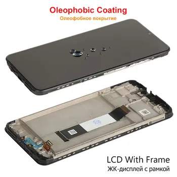 Originalus LCD Xiaomi POCO M3 Ekranas 10 Paliečia Ekrano Replacment Už Poco M3 M 3 M2010J19CG l LCD Asamblėjos Nėra Negyvų Pikselių
