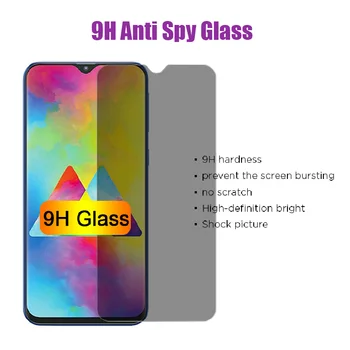 Stabdžių Peep Privatumo Telefonas Stiklo Samsung Galaxy A7 2018 A6 A9 A8 Plus Anti Spy Screen Protector, Stiklo Samsung A50 A70 A30