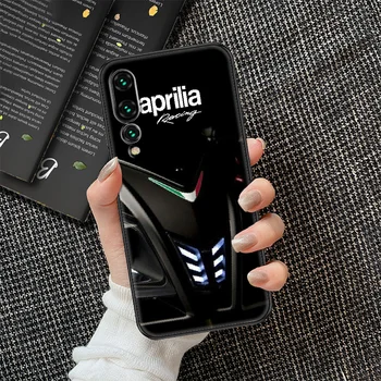 Italija, Aprilia Motociklų Lenktynių Telefoną atveju Huawei P Mate P10 P20 30 P40 10 20 Smart Z Pro Lite 2019 black mados shell