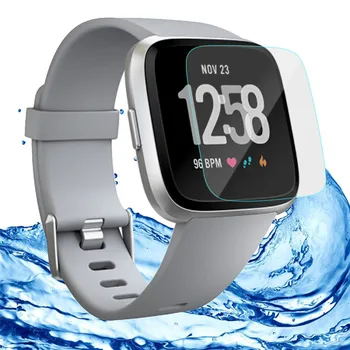 HD Grūdintas Stiklas LCD Screen Protector Kino 1Pcs/3pcs 2.5 D Premium Screen Protector Filmas, Fitbit Atvirkščiai Smart Watch Band