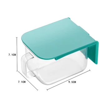 1PCS Punch-nemokamai prieskonių laikymo dėžutė namų virtuvės prieskonių dėžutė prieskonių dėžutės plastikinės maisto pagardas konteinerių Padažu Valtys