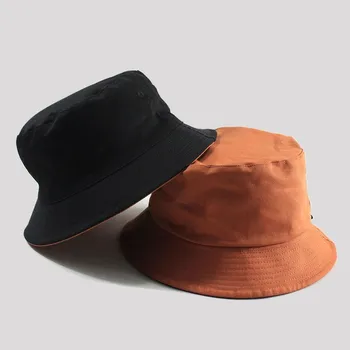 Didelio dydžio žvejybos kepurės didelis galvos žmogus vasaros saulės skrybėlę dviejų pusių dėvėti panamos rinktinėje plius dydžių kibirą skrybėlės 57-59cm 60-62cm 63-64cm