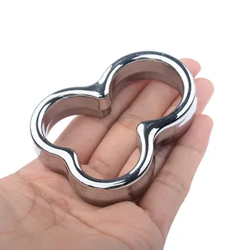 Aukščiausios Kokybės Nerūdijančio Plieno Gaidys Žiedas Metalo Uždelsimo Laikas Varpos Užraktas Sunkiųjų BDSM Bondage Kamuolys Neštuvų Erotinis Sekso Žaislas