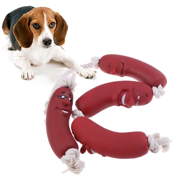 Juokingas naminių šunų žaislai dešra piskliwy žaislai augintiniai sveiką latekso šuns žaislai šunų wholsale naminių žaislų, naminių reikmenys